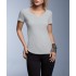 T-shirt Featherweight collo V Donna - Anvil 